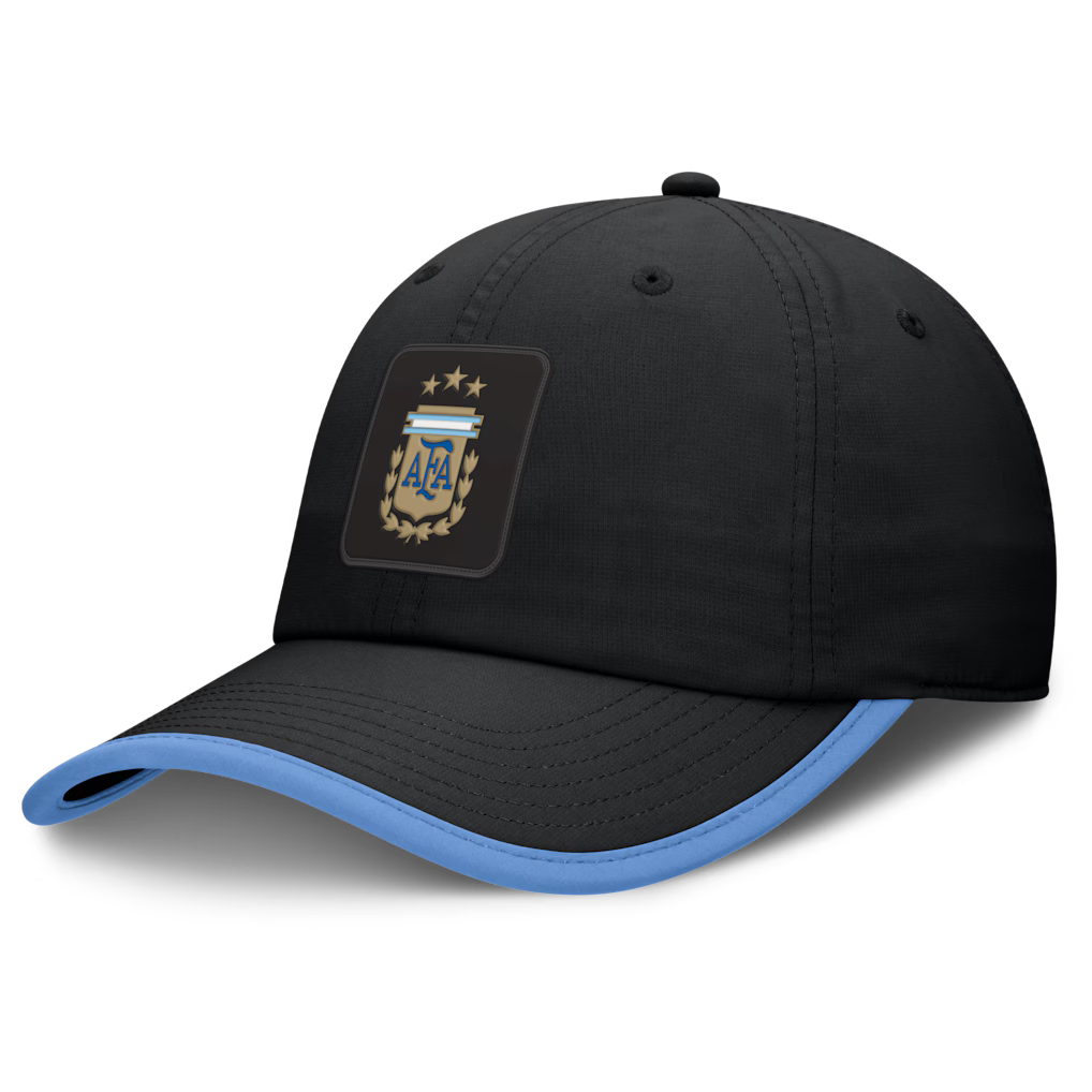Argentina Pacer Unstructured Adjustable Cap - Black