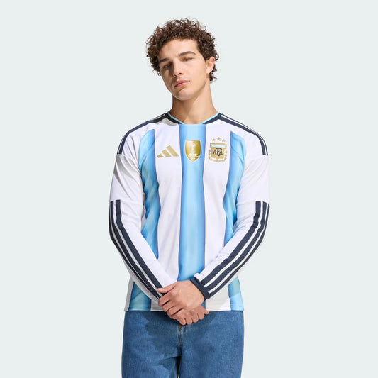 Camiseta Titular Selección Argentina 26 Manga Larga