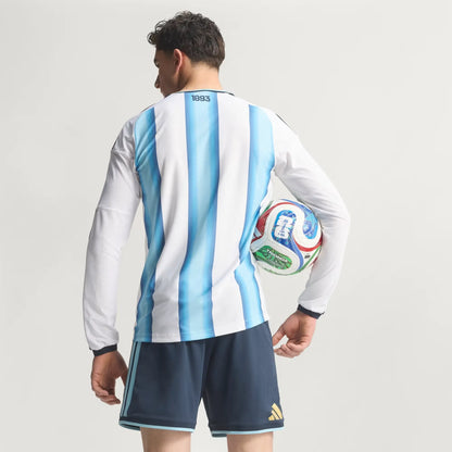 Camiseta Titular Selección Argentina 26 Manga Larga Versión Jugador