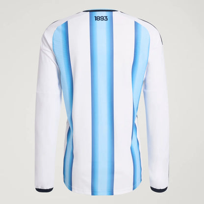 Camiseta Titular Selección Argentina 26 Manga Larga Versión Jugador