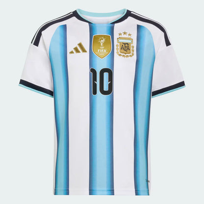 Camiseta Titular Selección Argentina 26 Versión Fan Messi Niños