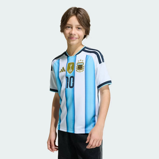 Camiseta Titular Selección Argentina 26 Versión Fan Messi Niños