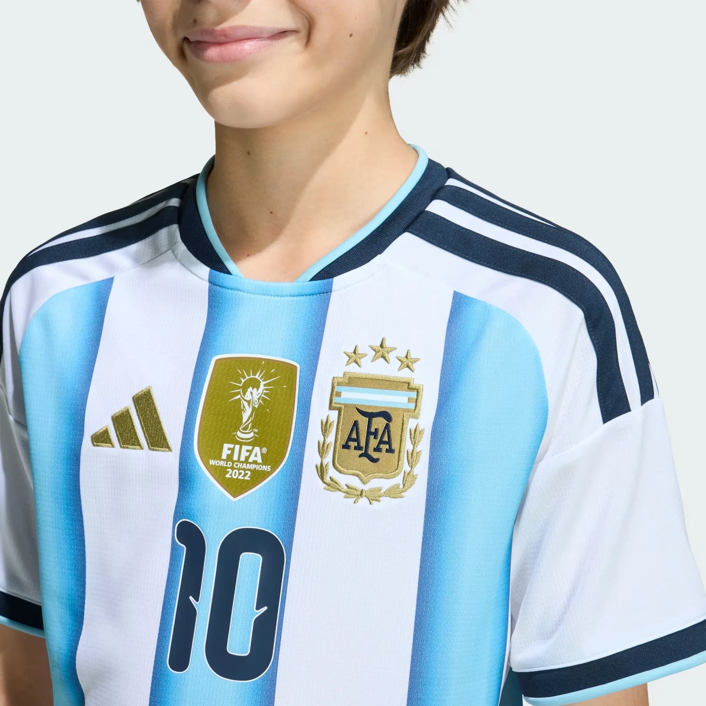 Camiseta Titular Selección Argentina 26 Versión Fan Messi Niños