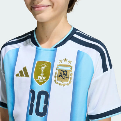 Camiseta Titular Selección Argentina 26 Versión Fan Messi Niños