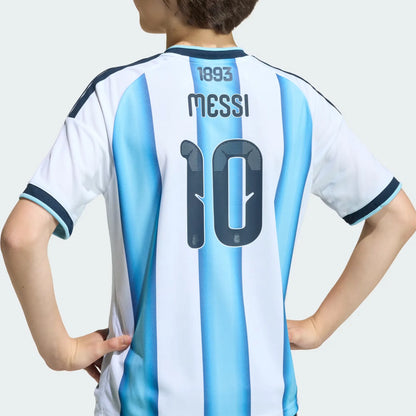 Camiseta Titular Selección Argentina 26 Versión Fan Messi Niños